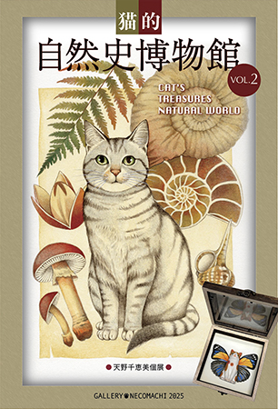 天野千恵美個展「猫的・自然博物館vol.2」